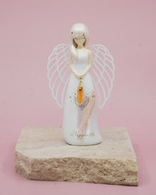  Figurine Angel Crystal Sunstone Happiness