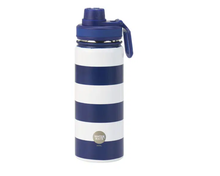  Bottle Watermate Stainless Navy Stripe 550ml