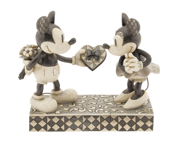 Figurine Disney Mickey & Minnie Black & White