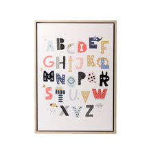  Frame Baby Alphabet Canvas 40x60